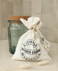 "Eco-friendly jute bag"Savon de Marseille Laundry Flake-300g